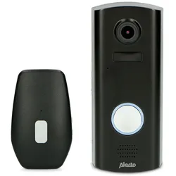 Alecto DVC600IP - WLAN-Türklingel mit Kamera - Schwarz