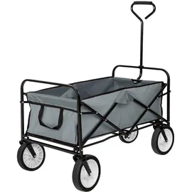 Tectake Faltbarer Bollerwagen grau