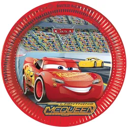 Procos - Cars - Pappteller (Ø23cm, 8 Stück)
