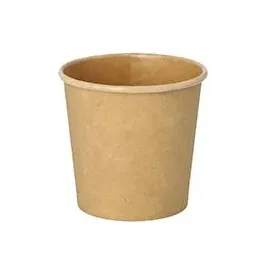 Papstar 50 Portionsbecher, Pappe braun