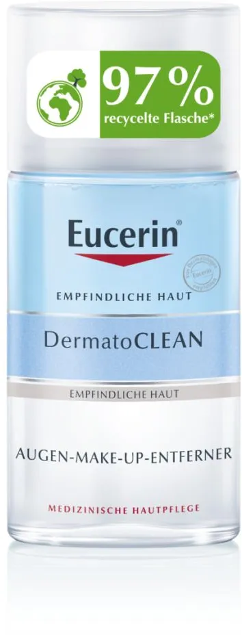 Eucerin DermatoCLEAN Augen-Make-Up-Entferner – Entfernt sanft Mascara, ohne empfindliche Haut auszutrocknen