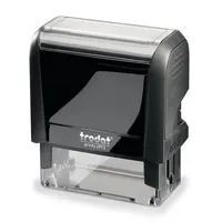 Trodat Textstempel PRINTY 4.0 44086 58x22mm 6zeilig Kissen schwarz