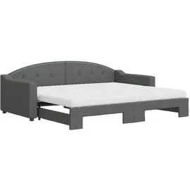 vidaXL Tagesbett 90 x 200 cm Dunkelgrau