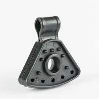 Haga Zaunblende schwarz 1 cm Kunststoff 50 St.