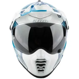 Klim Krios Pro ECE/DOT Spectrum Endurohelm - Weiß/Schwarz/Blau / XL