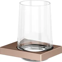 Keuco Edition 11 Glashalter Echtkristallglas, rotgold gebürstet