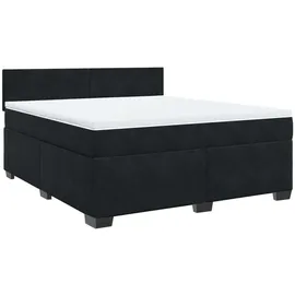 vidaXL Boxspringbett 180 x 200 cm Schwarz