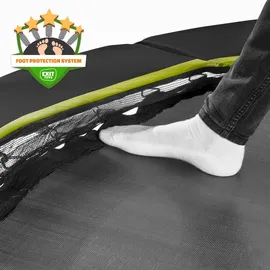 EXIT TOYS Exit Silhouette Sports Bodentrampolin 214x305cm - Schwarz