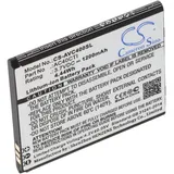 AccuCell Akku nur passend für Archos AC40CTI 55,64x47,85x4,62mm, Archos 40C Titanium 3,7 Volt, 1200mAh, 4,4Wh