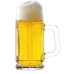 12x Stölzle Oberglas Gambrinus Bierkrug Pfiff 0,125 l, geeicht