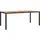 vidaXL Gartentisch 190 x 75 x 17 cm Schwarz