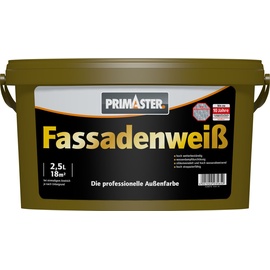 Primaster Fassadenweiß 2,5 L weiß