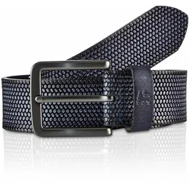Lerros Herrengürtel Leder 100 Blau