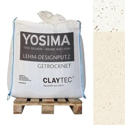CLAYTEC YOSIMA Lehm-Designputz Edel-Weiss PE - 500 kg BigBag