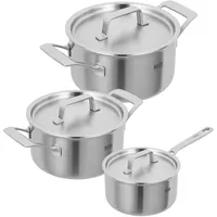 KUHN RIKON Topfset 3 teilig CULINARY FIVEPLY Edelstahl 5-lagig INDUKTION
