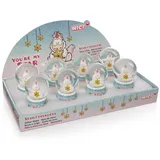 NICI Schüttelkugel Einhorn Theodor Schneeanzug 6cm