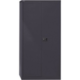 BISLEY Stahlschrank Universal E782A04B6633 schwarz 60,0 x 40,0 x 195,0 cm, aufgebaut