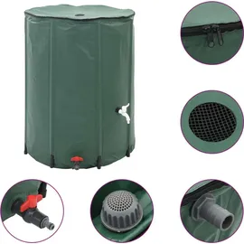 vidaXL Regenwassertank Faltbar 1350 l grün