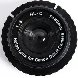 Holga Anton & Holga Objektiv 60mm f/8, Manual Focus Lens for Canon DSLR Camera