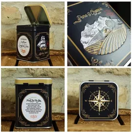 Nostalgic-Art Teedose Traditional English Teas 9,5 x 7,5 x 7,5 cm Dunkelblau
