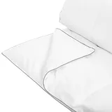 Beliani Zweilagige Ganzjahresbettdecke TELENO Mikrofaser 220 x 240 cm