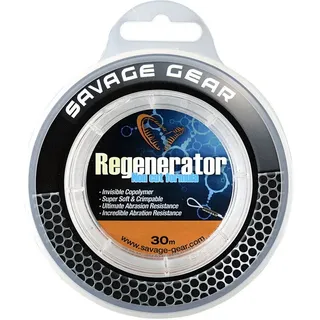 Savage Gear Regenerator Mono Schnur 30m 0.70mm 26kg Vorfachschnur, Hechtvorfach, Spinnvorfach zum Hechtangeln Vorfachmaterial