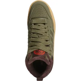 adidas Rapid COURT MID Winterized Sneaker Kinder AETE - Olive strata, shadow Brown / gum 3), Synthetik, Schuhe, Winterboots, Schnürboots, Winterschuhe