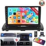ESSGOO 4+64G Autoradio Android 15 Für Volvo XC90 2004-14 Carplay GPS Navi Autoradio (Digitalradio (DAB), 4+64GB(optional), RDS, AM, FM, Carplay Android Auto Bluetooth EQ USB GPS Navi WIFI Touchscreen) schwarz