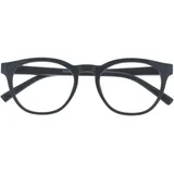 OPULIZE BLU Blaulichtfilter Lesebrille für Damen Herren, Blendfreie UV400-Schutz Federscharnier Anti-Müdigkeit, Runder Rahmen, Computerbrillen Gaming, Grau +1,00