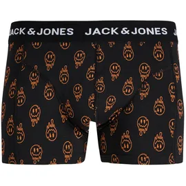 JACK & JONES JACDALE SMILEY Trunks Schwarz/Dunkelblau S 5er Pack