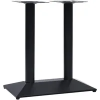 VidaXL Bistrotisch-Gestell Schwarz 70x40x72 cm Gusseisen