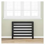vidaXL Heizkörperabdeckung Schwarze Eiche 104x20x82 cm