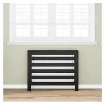 vidaXL Heizkörperabdeckung Schwarze Eiche 104x20x82 cm