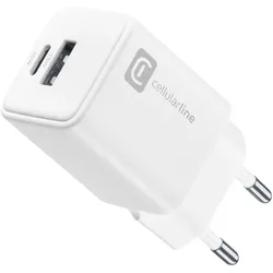 Multipower Dual Port 30W - Smartphone, tablet e laptop 30W Netzladegerät mit 2 USB-Anschlüssen + USB-C 