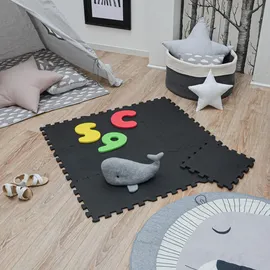 LittleTom 9 Teile Baby Puzzlematte ab Null - 30x30 Puzzle Spielmatte Krabbelmatte