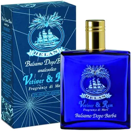 Helan Helan, Vetiver&Rum - Bart Balsam Beruhigendes, After Shave Herren Weichmachendes Aftershave Herren, Gesichtscreme Männer Natürlich Alkoholfrei Gegen Irritationen, Frisch Duftendes Made in Italy, 100ml