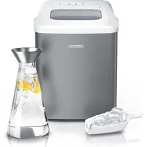 Arendo Eiswürfelmaschine 120W mit 1,5L Behälter Eiswürfelbereiter, 9 Eiswürfel in 9 Minuten