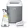 Arendo Eiswürfelmaschine 120W mit 1,5L Behälter Eiswürfelbereiter, 9 Eiswürfel in 9 Minuten