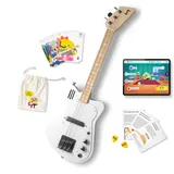 Loog Elektrische Mini-Gitarre für Anfänger, integrierter Verstärker, ab 3 Jahren, Lern-App und Unterricht im Lieferumfang enthalten