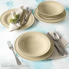 SELTMANN WEIDEN Beat Tafelservice 12-tlg. sandbeige