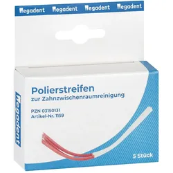Polierstreifen zur Zahnzwischenraumreinigung