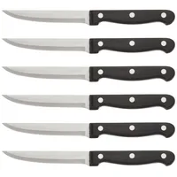 Lacor 6 STEAKMESSER, 39061, schwarz