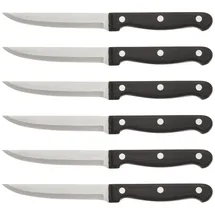 Lacor 6 STEAKMESSER, 39061, schwarz