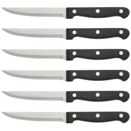Lacor 6 STEAKMESSER, 39061, schwarz