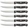 Lacor 6 STEAKMESSER, 39061, schwarz