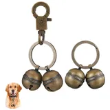 Extra Laut Glocken für Katze und Hund, 2 Sets Haustier Tracker Glocken Hundeglocken für Halsband Tracker für Katzen Haustiere Glöckchen Halsband Anhänger Glocken