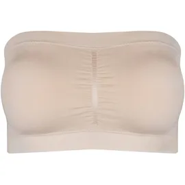 Magic Bodyfashion Bandeau-Top in unifarbenem Design, Beige, S