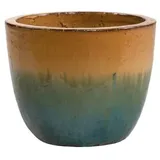 Dehner Sparta Ø 30 x 24 cm Terracotta/Blau