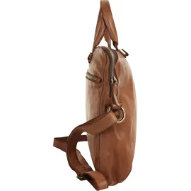 Harold's Submarine Handtasche Leder 38 cm Laptopfach braun