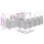 vidaXL Garten-Bistro-Set 11-tlg. Grau